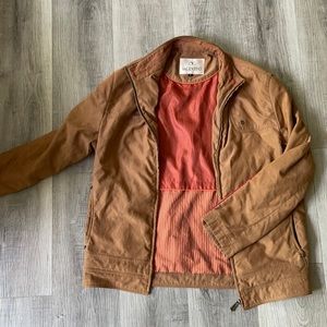 Tan Vintage Valentino Jacket (orange interior)